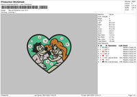 Maxroxanne Love Embroidery File 6 sizes