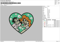 Maxroxanne Love Embroidery File 6 sizes