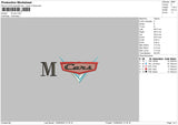 M Cars Embroidery File 6 sizes