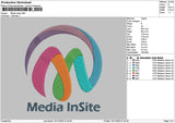 Mediatext 1411 Embroidery File 6 sizes