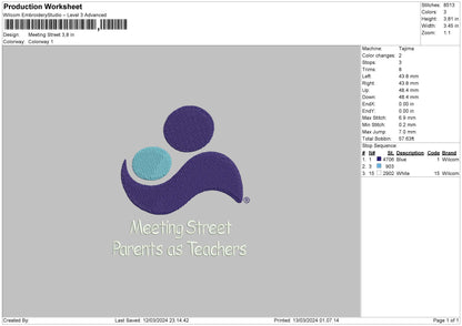 Logo 1203 Embroidery File 6 sizes