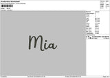 Names 2212b Embroidery File 6 sizes