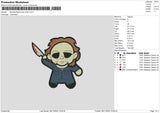 Michael Chibi Embroidery File 6 sizes