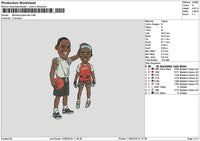 Players 1109 Embroidery File 6 sizes