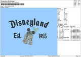 Dland Mickey 0207 Embroidery File 6 sizes