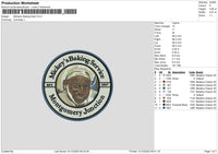 Mickeyscircle Embroidery File 6 sizes