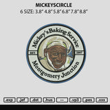 Mickeyscircle Embroidery File 6 sizes