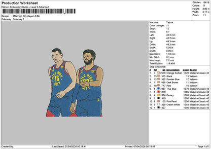 Players 0704 Embroidery File 6 sizes
