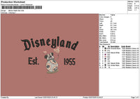 Dland Minnie 0207 Embroidery File 6 sizes