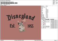 Dland Minnie 0207 Embroidery File 6 sizes
