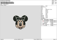 Minniedracula Embroidery File 6 sizes