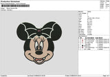 Minniedracula Embroidery File 6 sizes