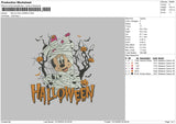 Minnie Halloween 02 Embroidery File 6 sizes