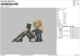 Misa Amane Embroidery File 4 sizes