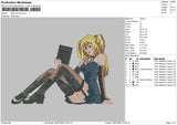 Misa Amane Embroidery File 4 sizes