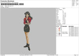 Misato Katsuragi Embroidery File 4 sizes