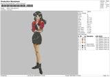 Misato Katsuragi Embroidery File 4 sizes