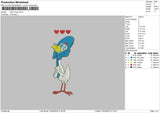 Miss Prissy Embroidery File 6 sizes