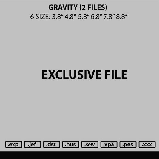 Gravity Embroidery 2 Files