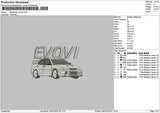 Car 1901a Embroidery File 6 sizes