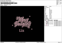 Mnytext v2 Embroidery File 6 sizes