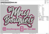 Mnytext Applique Embroidery File 6 sizes