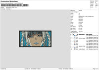Kirari Momo Embroidery File 6 sizes