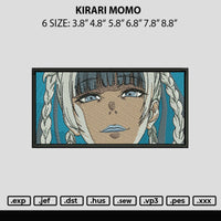 Kirari Momo Embroidery File 6 sizes