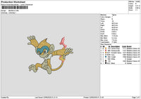 Monfernotext Embroidery File 6 sizes