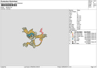 Monfernotext Embroidery File 6 sizes
