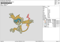 Monfernotext Embroidery File 6 sizes