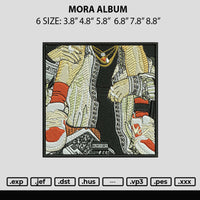 Mora Album Embroidery File 6 sizes
