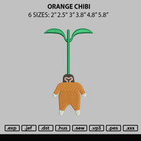 Orang Chibi Embroidery File 6 sizes