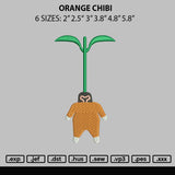 Orang Chibi Embroidery File 6 sizes