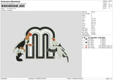 Chicken01 Embroidery File 6 sizes