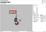 Ms Spider Embroidery File 6 sizes