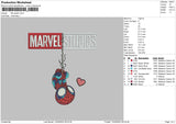 Ms Spider Embroidery File 6 sizes