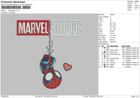 Ms Spider Embroidery File 6 sizes