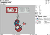 Ms Spider Embroidery File 6 sizes