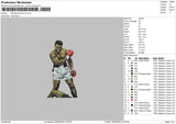 Muhammad Ali V2 Embroidery File 4 sizes