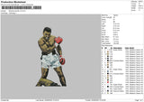 Muhammad Ali V2 Embroidery File 4 sizes