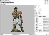 Muhammad Ali V2 Embroidery File 4 sizes