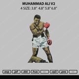 Muhammad Ali V2 Embroidery File 4 sizes