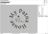 Patnatext Embroidery File 6 sizes