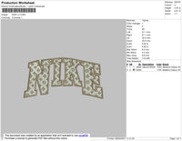 Nike Lv1 02 Embroidery File 4 size