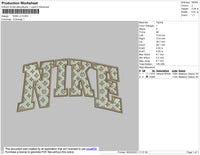 Nike Lv1 02 Embroidery File 4 size
