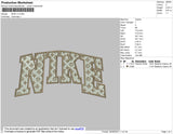 Nike Lv1 02 Embroidery File 4 size