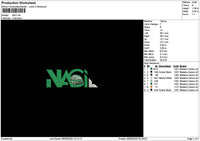 Nacitext Embroidery File 6 sizes