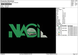 Nacitext Embroidery File 6 sizes