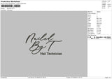 Nailed Embroiery File 6 sizes